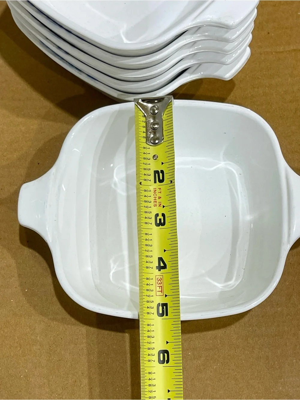 Corning Ware VTG Blue Cornflower Petite Pan P-41-B USA 12oz White Casserole (6)